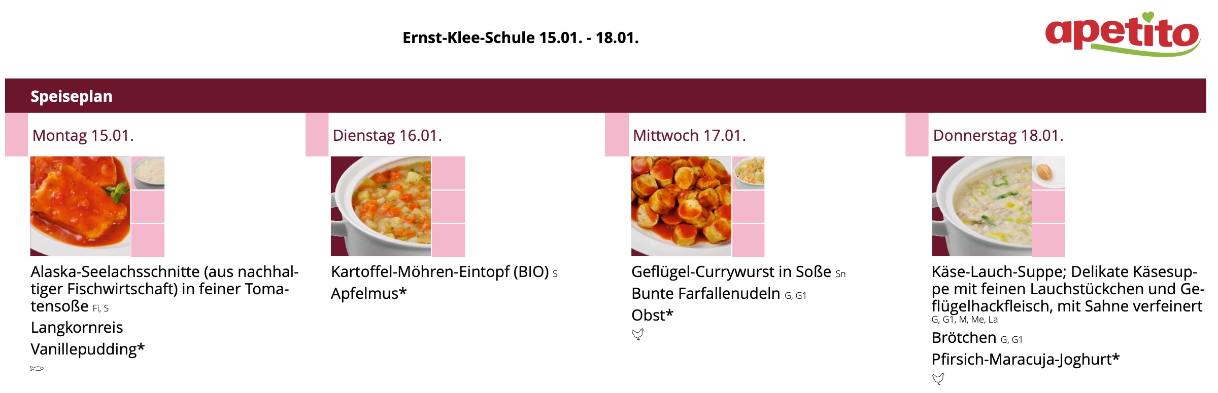 Lwl Speiseplan Ernst Klee Schule